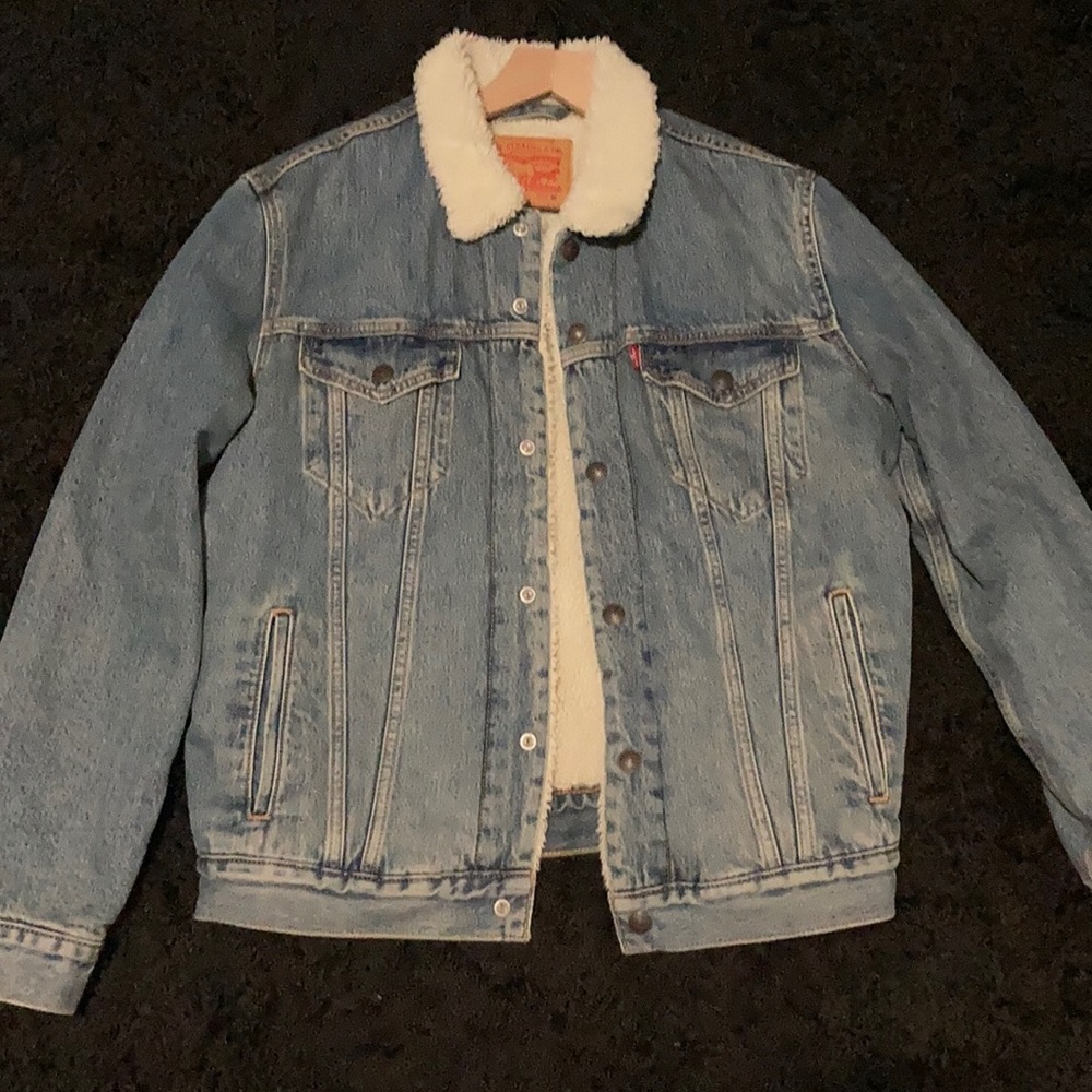 Levi’s denim Sherpa jacket